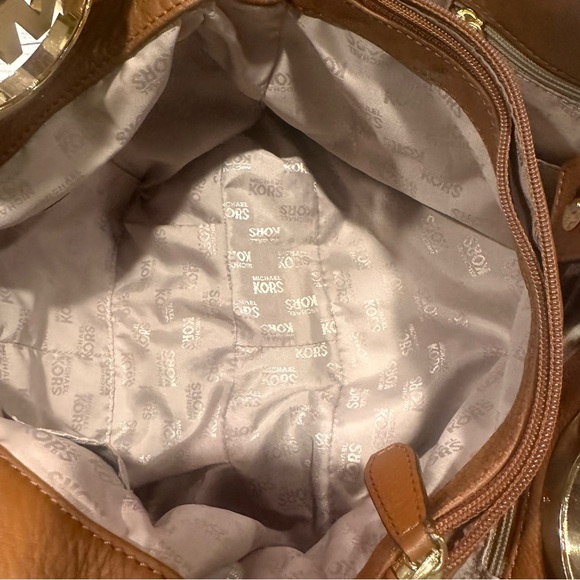 MICHEAL Michael Kors Fulton Tote pebbled leather purse *READ* - Picture 11 of 15